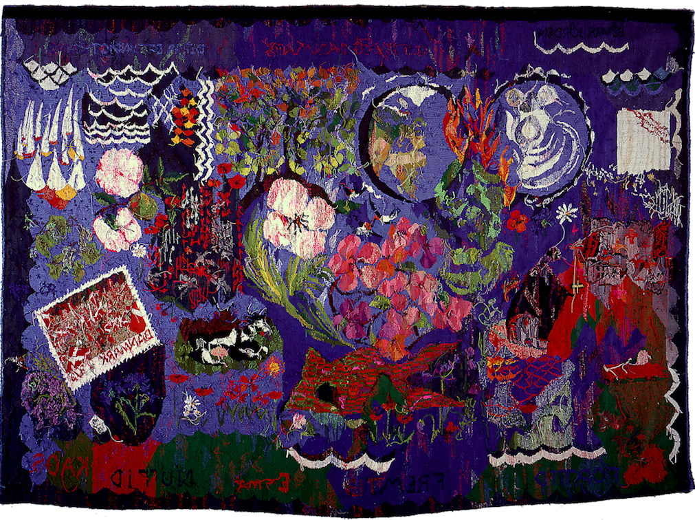 Bagsiden af Danmarkstæppet / Wrong side of The Denmark Tapestry